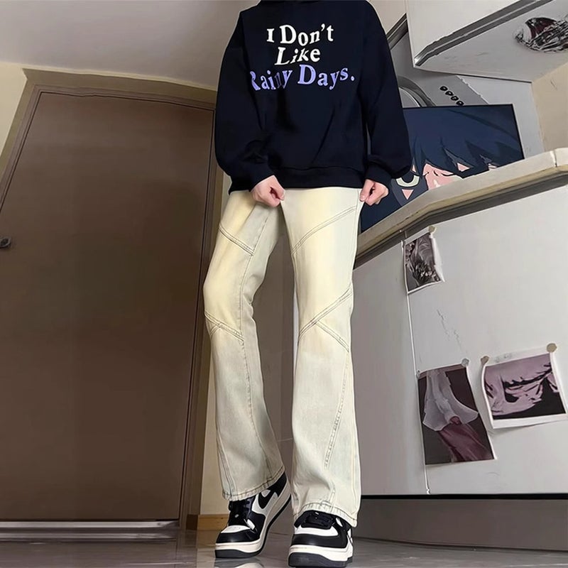 Unisex Classic Denim Jeans Loose Fit Daily Outdoor Wear - Image 3
