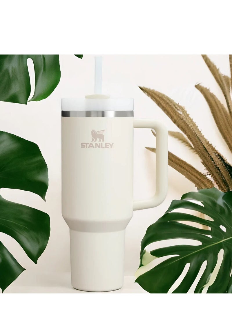 Stanley - 30oz Tumbler with Handle Insulated Stainless Steel Travel Coffee Mug with Straw & Medium Water Bottle Cup for Hot & Cold Beverages - Image 1