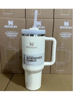Stanley 30oz Tumbler with Handle Insulated Stainless Steel Travel Coffee Mug with Straw & Medium Water Bottle Cup for Hot & Cold Beverages  - Image 5