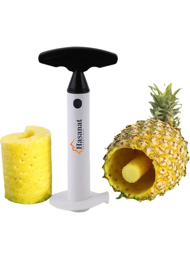 HASANAT ESSENTIALS Essentials Plastic Pineapple Peeler Corer Slicers Cutter White/Black  - Image 2