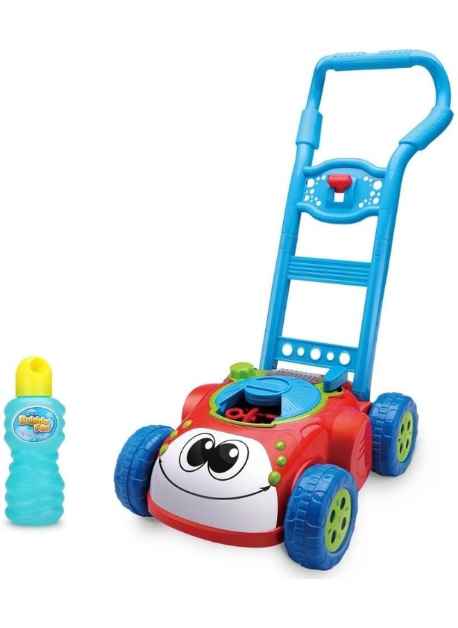 Basic Fun Bubble Time 10273 Bubble Smiley Mower – Enjoy Bubble-Filled Fun with This Bubble Mower  - Image 1