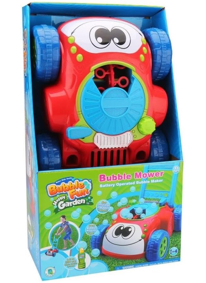 Basic Fun Bubble Time 10273 Bubble Smiley Mower – Enjoy Bubble-Filled Fun with This Bubble Mower  - Image 3