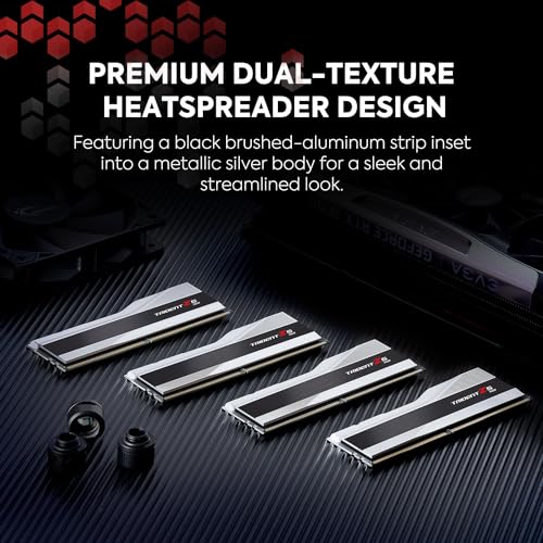 G.SKILL Trident Z5 RGB Series DDR5 RAM (Intel XMP 3.0) 32GB (2x16GB) 6400MT/s CL32-39-39-102 1.40V Desktop Computer Memory U-DIMM - Metallic Silver (F5-6400J3239G16GA2-TZ5RS) - Image 4