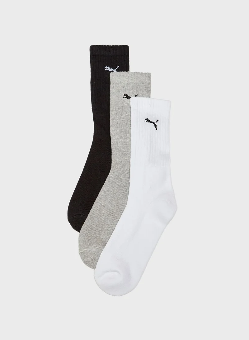 PUMA 3 Pack Crew Socks