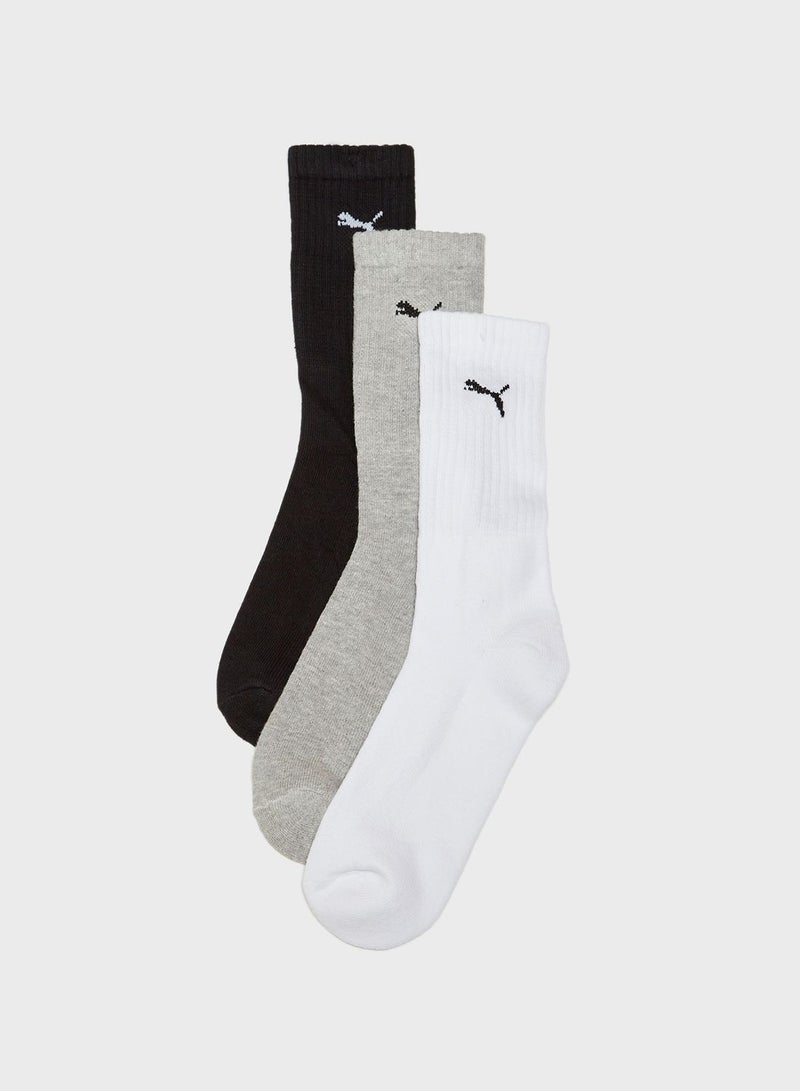 PUMA 3 Pack Crew Socks - Image 1