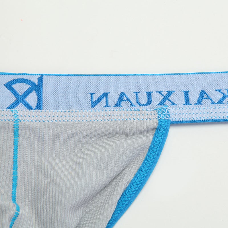 Kaixuan Men'S Underwear Thong Fashion Low Waist Elastic Modal Cotton Comfortable U Convex - Image 4