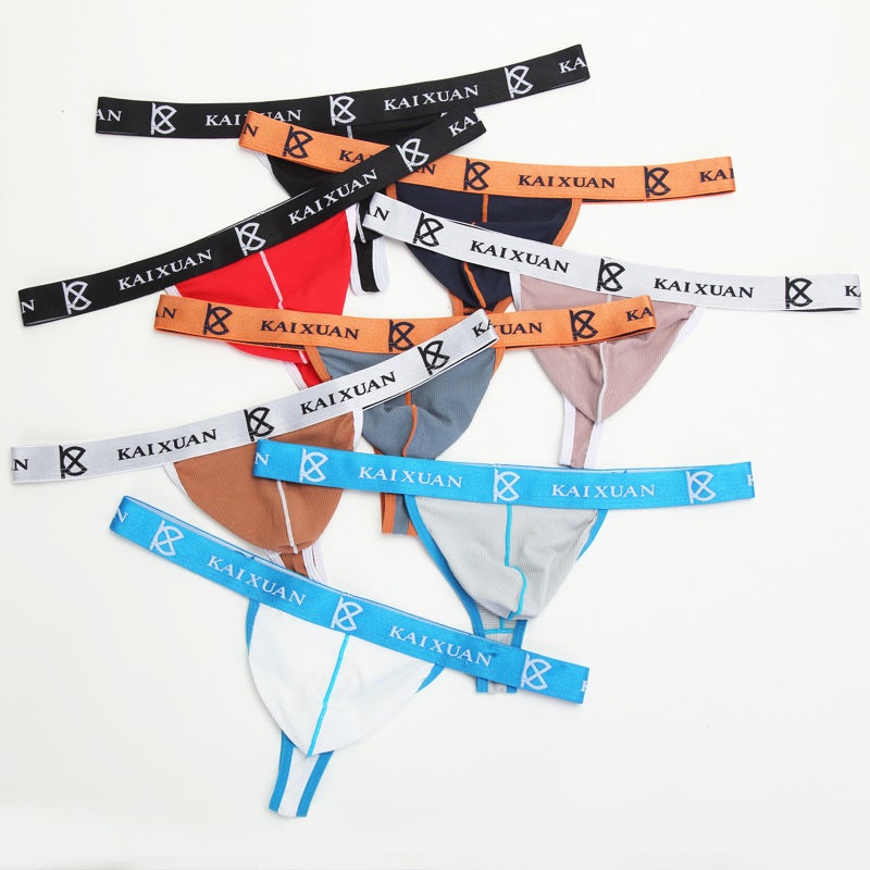 Kaixuan Men'S Underwear Thong Fashion Low Waist Elastic Modal Cotton Comfortable U Convex - Image 5