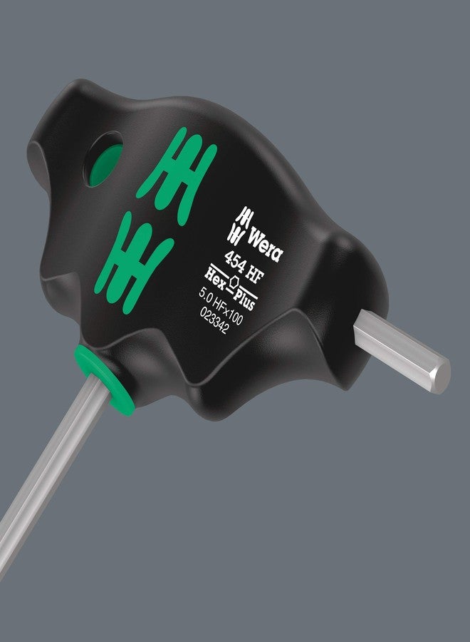 Wera 454 Hex-Plus HF 5x100 mm T-Handle Hex drvr - Image 3
