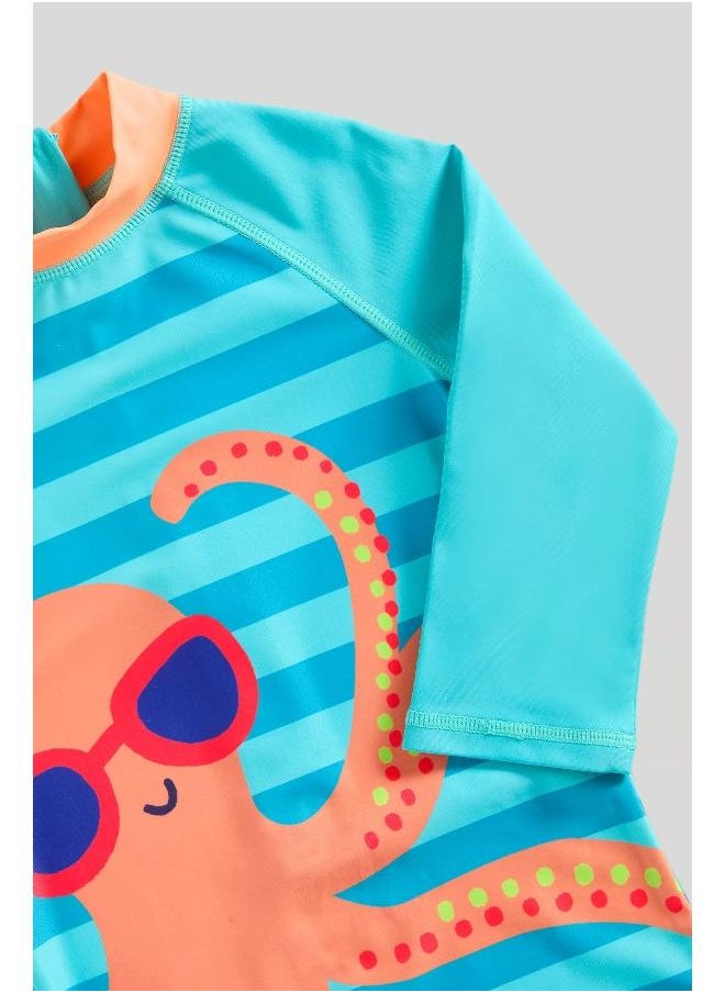 mothercare Octopus UPF50+ Sunsafe Suit and Keppi Set  - Image 2