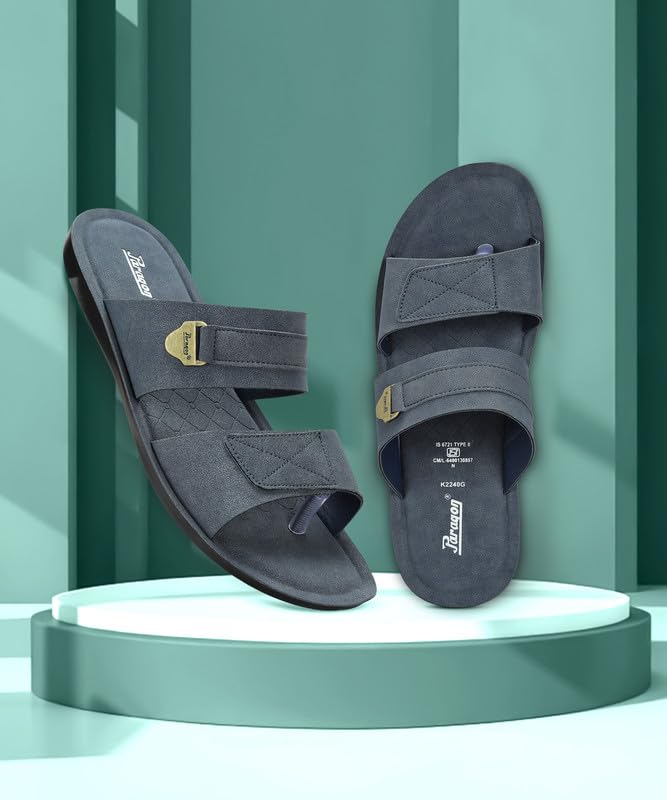 PARAGON PUK2240G Men's Slip On Sandals | Trendy Casual Slip-on Sandals with Cushioned Footbed and Durable Construction | Perfect for Everyday Casual Wear - Image 2