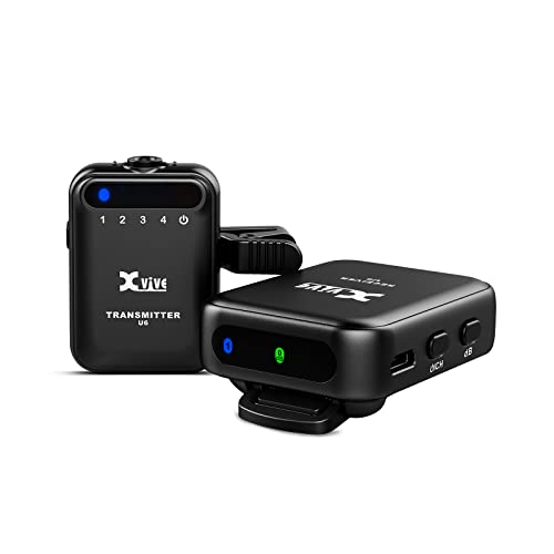 Xvive U6 Wireless Lavalier Microphone System for DSLR Camera,Digital Camera,Smart Phone - Image 1