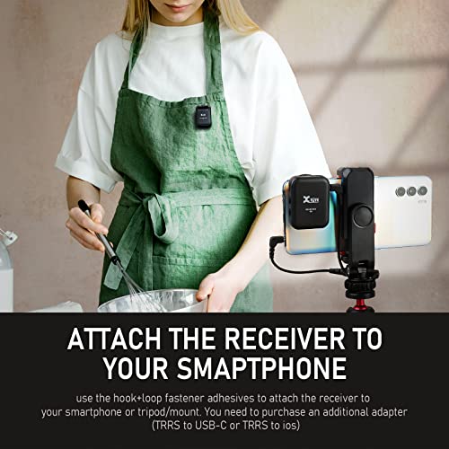 Xvive U6 Wireless Lavalier Microphone System for DSLR Camera,Digital Camera,Smart Phone - Image 5