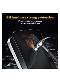 IPhone 16 Pro Full Privacy Tempered Glass Screen Protection, Anti-Spy 9H Hardness, Full Cover Explosion-Proof Screen, [Case Friendly] [Bubble Free] - Black - pzsku/Z5C7CAE46A9FE97EE8864Z/45/_/1732875510/960c59ed-eab2-4223-94d2-65b70e9f1efe