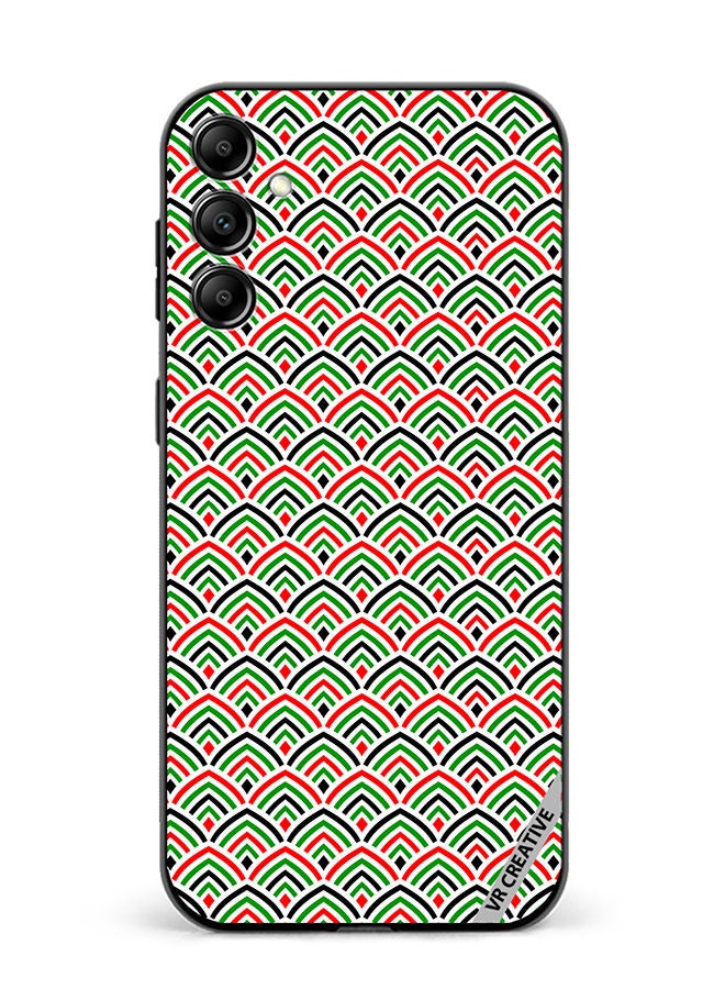 VR CREATIVE Protective Case Cover For Samsung Galaxy M14 United Arab Emirates Flag Colors Design Multicolour - Image 1