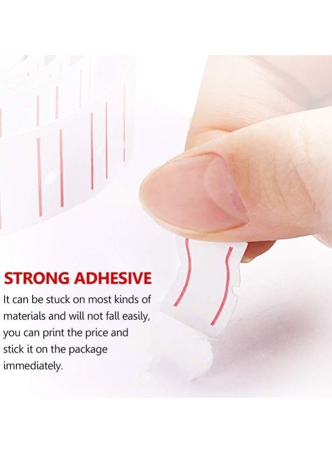 لصقات سعر,طابعة الاسعار,جهاز تسعير,الة السعر والتاريخ,ورق جهاز تسعير سعر التسمية مجموعة لفة علامة السعر ملصق أسعار علامات سعر لزجة فائقة تسمية التسعير لمحلات البقالة المتاجر للبيع بالتجزئة للمكاتب - Image 4