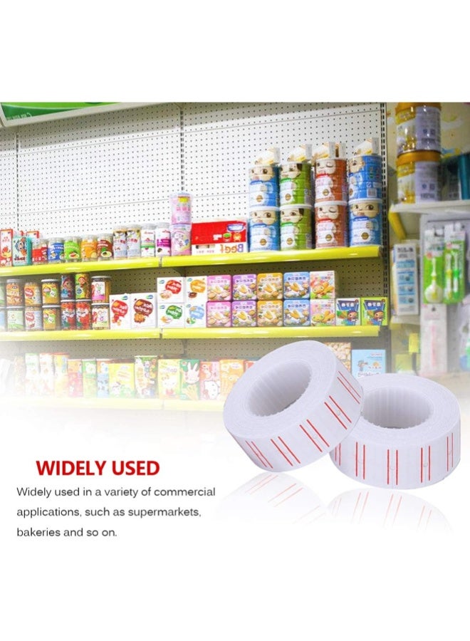 لصقات سعر,طابعة الاسعار,جهاز تسعير,الة السعر والتاريخ,ورق جهاز تسعير سعر التسمية مجموعة لفة علامة السعر ملصق أسعار علامات سعر لزجة فائقة تسمية التسعير لمحلات البقالة المتاجر للبيع بالتجزئة للمكاتب - Image 5