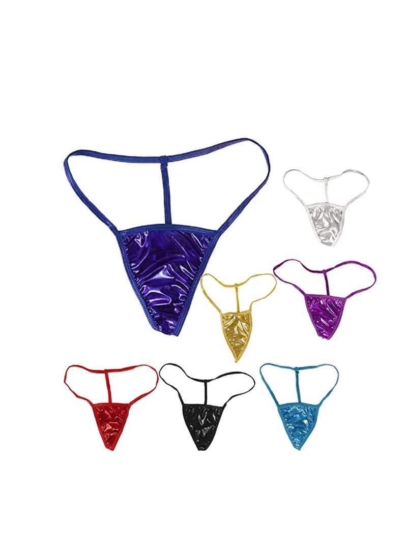 Generic Women Solid Leather Low Waist G String Convertible Under Wear pants.  - Image 2