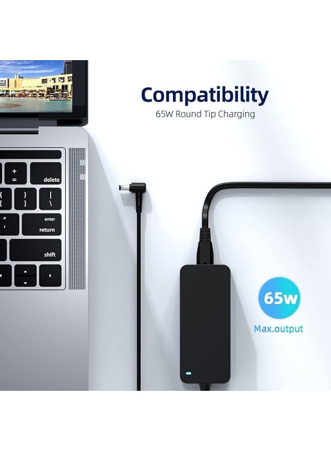 Terabyte UL Listed AC Charger Adapter Compatible with Asus VG279Q VG278Q VG275Q VG245Q VG258Q VG258QR VG248QG VG278QR VG278QE VG278QF VG245H VG255H VG245HE Tuf Gaming Monitor Power Supply Cord - Image 2