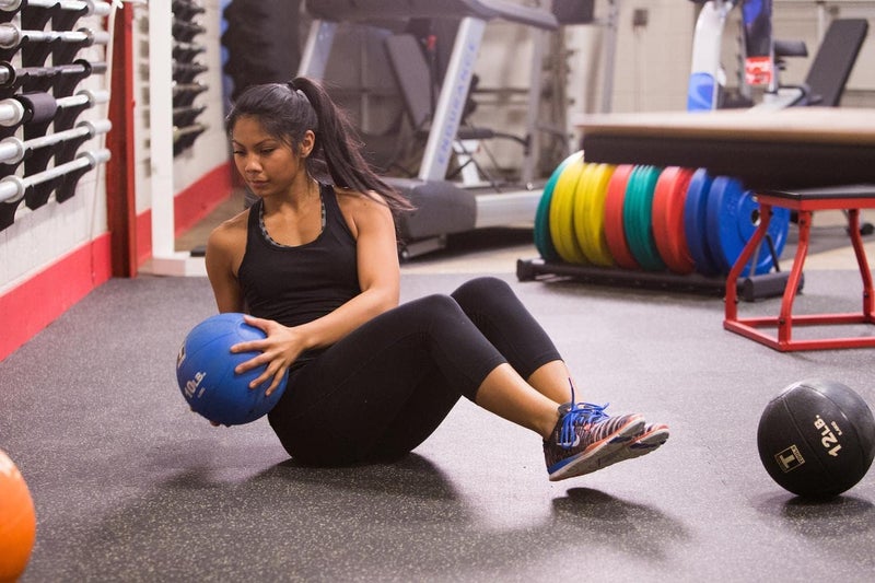 Body Solid Rubber Medicine Ball - Superior Grip, Textured Surface, Adjustable Air Pressure Fitness Balls - Ideal for Cardio and Core Exercise in Home & Gym Workouts - Image 5