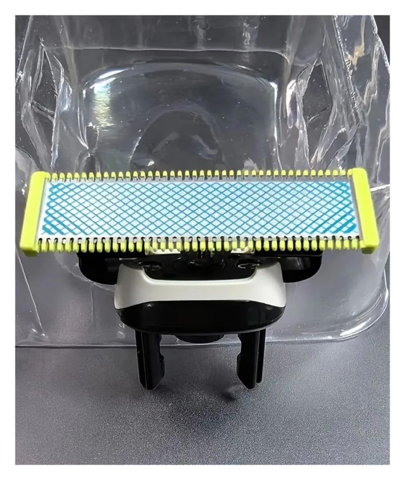 Replacement Blade: 4pcs Blue - Compatible With Philips One Blade Pro QP2520 QP2630 QP6510 QP6531 For Face Hybrid Electric Beard Trimmer - Image 3