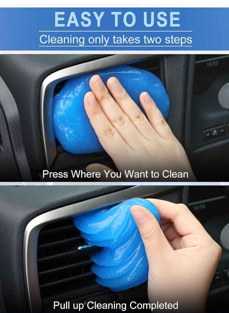 Keyboard Cleaning Gel – Reusable Dust Cleaner for Laptops, Car Vents & Electronics, Easy-to-Use Non-Sticky Formula  - Image 2