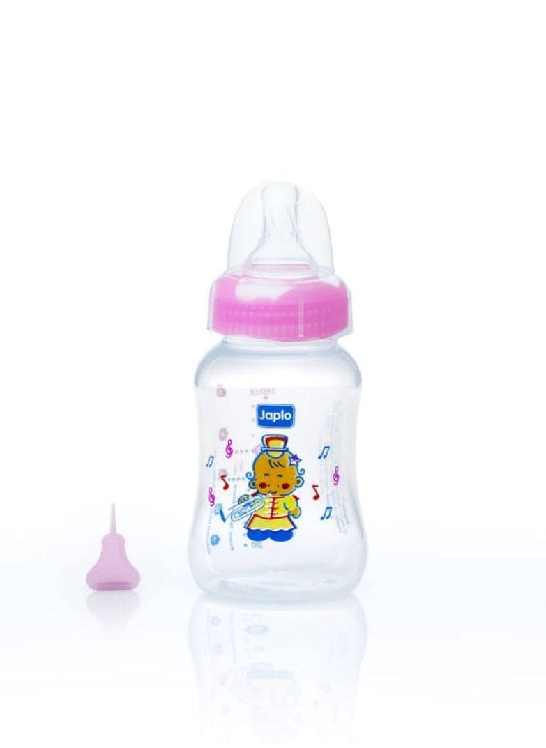 Japlo - Streamline baby feeding Bottle with Anti-colic nipple & Lukewarm water mixer size 140 ml CARD (assorted) - Image 1
