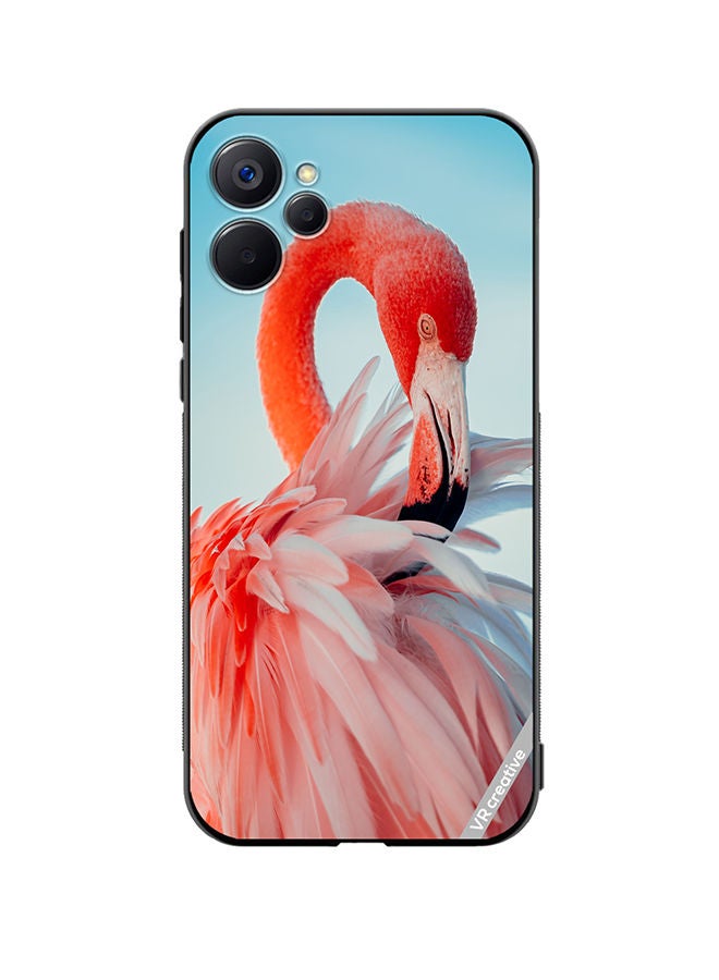 VR CREATIVE Protective Case Cover For Realme 9i 5G Flamingo Design Multicolour - Image 1