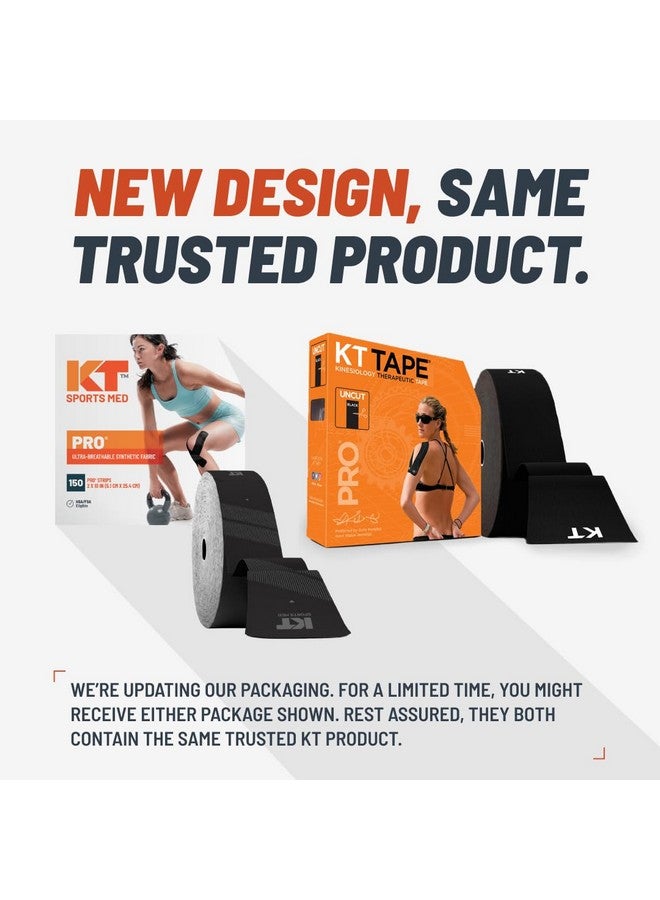 KT Tape, Sports Med, PRO 150 Strip 10", Precut, Stealth Beige - Image 3