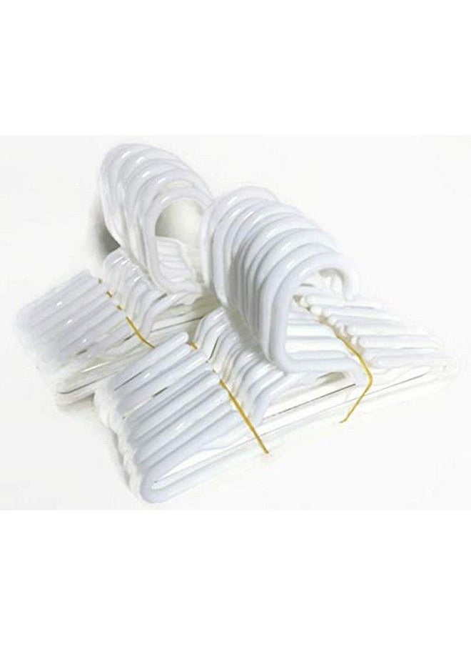 Dori's Doll Boutique - 24 White Hangers(2 Dozen) For 14 Inch Doll Clothes - Image 1