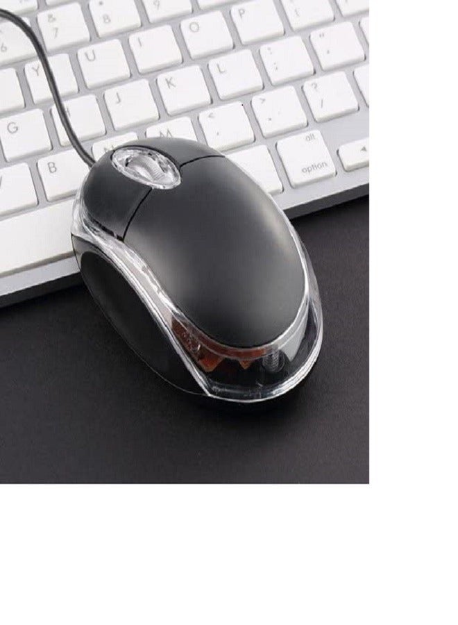 ELTRAZONE Wired Optical Mouse 11.7x8.4x3.6cm Black  - Image 2