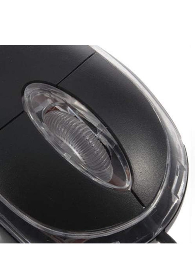 ELTRAZONE Wired Optical Mouse 11.7x8.4x3.6cm Black  - Image 4