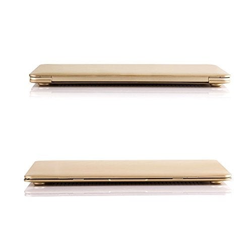 Ruban Compatible with MacBook 12 Inch A1534 - Slim Snap On Hard Shell Protective Cover and Keyboard Cover (Gold) - Image 4