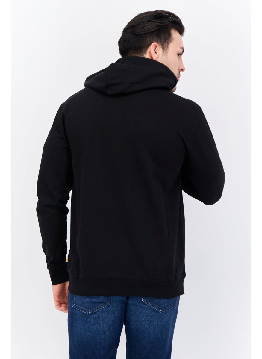 Men Hooded Graphic Print Long Sleeve Sweatshirt, Black - pzsku/Z5C7D68638FA309D23BE3Z/45/_/1738161305/7f4452ed-936b-4ee3-8dce-d9aaca1545ef