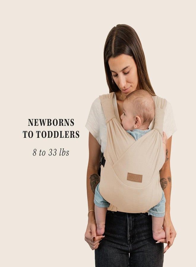 موبي حاملة موبي بيبي دويت سهلة اللف للأطفال حديثي الولادة إلى الأطفال الصغار، حاملة أطفال، خفيفة الوزن وتصميم حر اليدين للأم والأب، قابلة للتعديل لجميع أنواع الجسم - Image 4