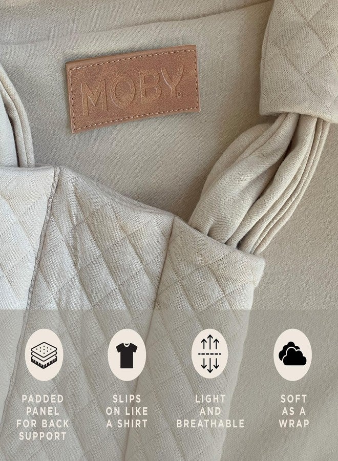 موبي حاملة موبي بيبي دويت سهلة اللف للأطفال حديثي الولادة إلى الأطفال الصغار، حاملة أطفال، خفيفة الوزن وتصميم حر اليدين للأم والأب، قابلة للتعديل لجميع أنواع الجسم - Image 2