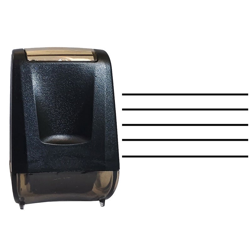 Generic Guitar Ukulele Notation Stamp for Music Scores Black