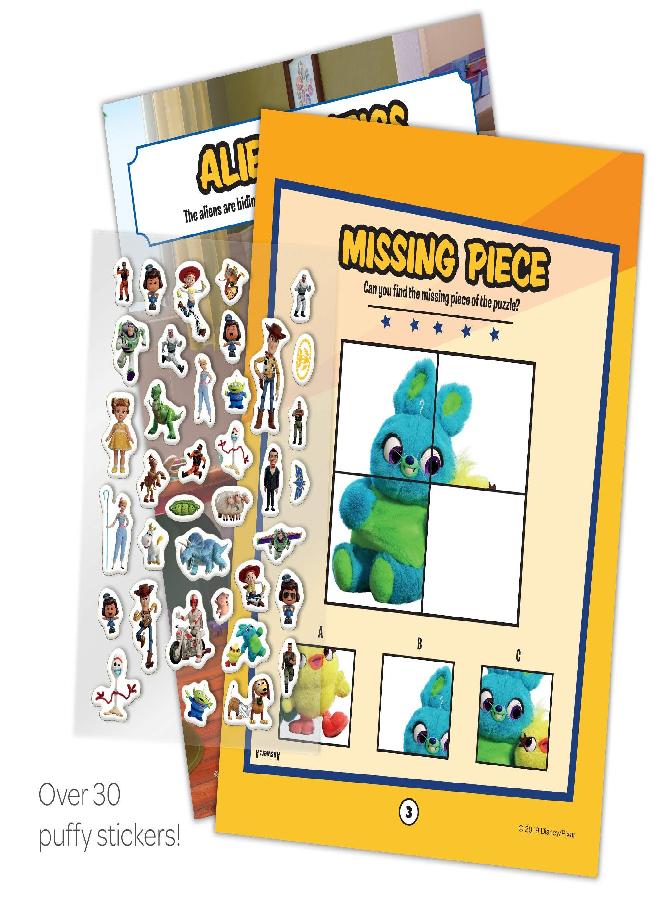 Toy Story Disney 4 Puffy Sticker Coloring & Activity Book 45773, Bendon - Image 5