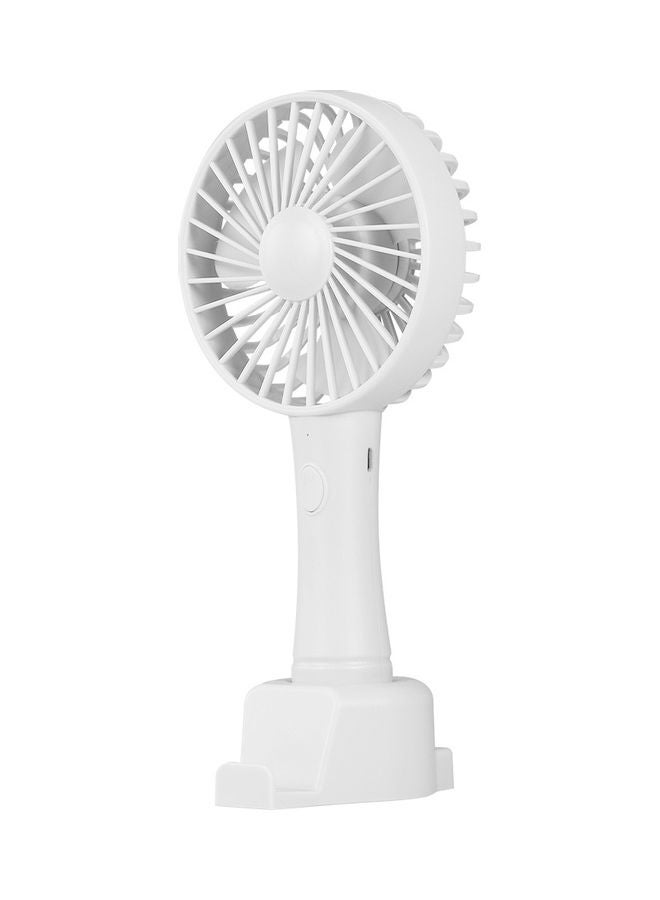 Loquat Rechargeable Handheld Fan White - Image 4