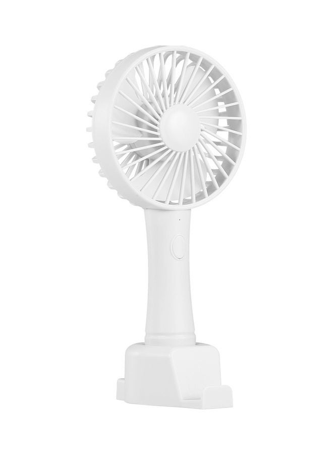 Loquat Rechargeable Handheld Fan White - Image 5