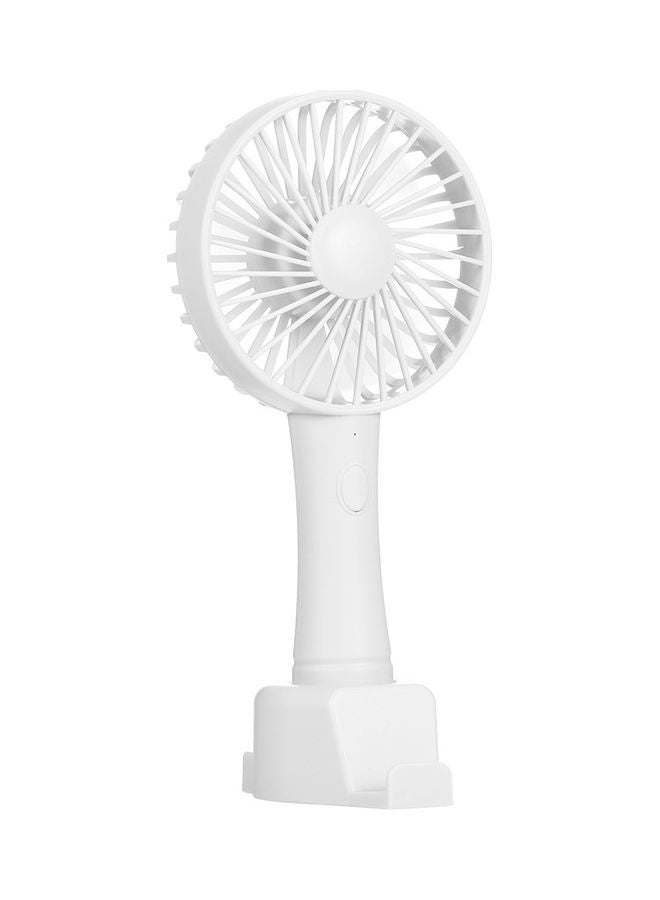 Loquat Rechargeable Handheld Fan White - Image 3