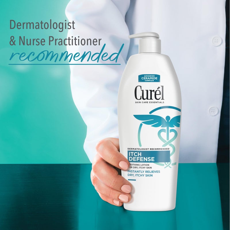 Curel Itch Defense Calming Body Lotion, Moisturizer for Dry, Itchy Skin, Body and Hand Lotion, with Advanced Ceramide Complex, Pro-Vitamin B5, Shea Butter, 13 Oz - Image 5