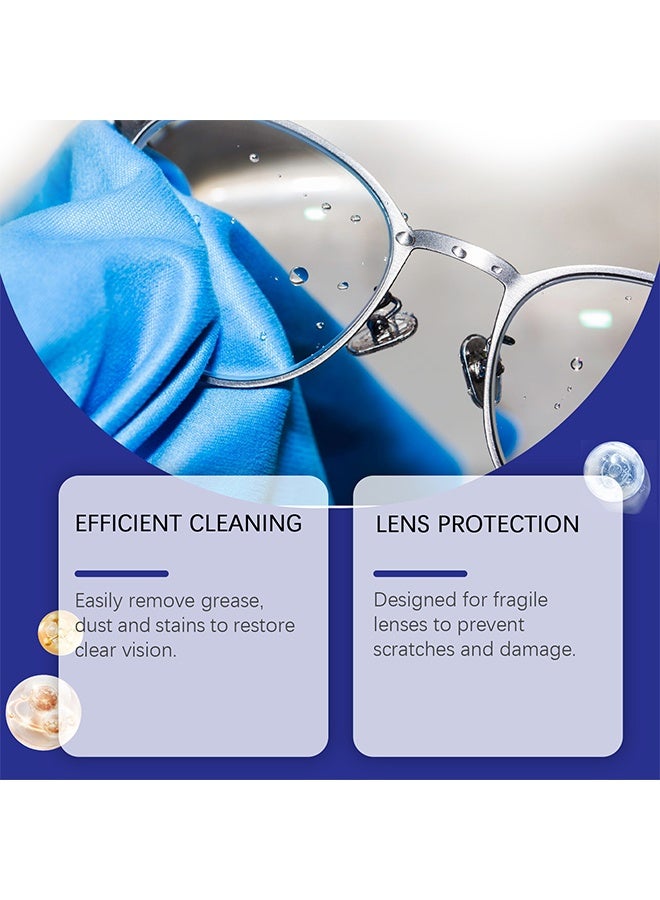 JUE FISH Lens Cleaner 60ml, Eyeglass Cleaning Spray for Crystal Clear Vision, Anti-Fog & Maintenance Solution, Portable Eyewear Cleaning Spray with Glasses Cloth, Glasses, Sunglasses & Camera Lenses - Image 4