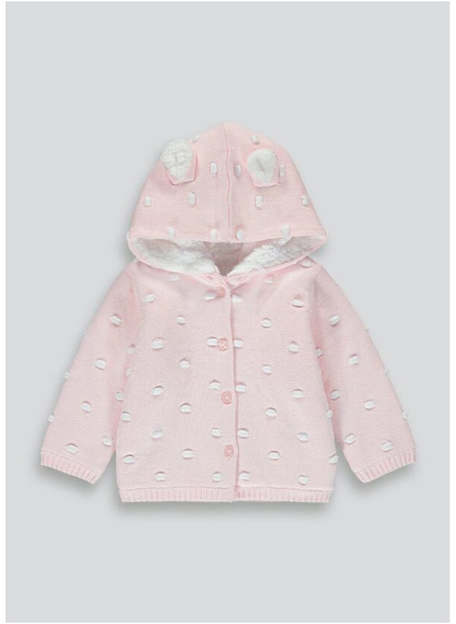 Matalan Girls Pink Knitted jacket 