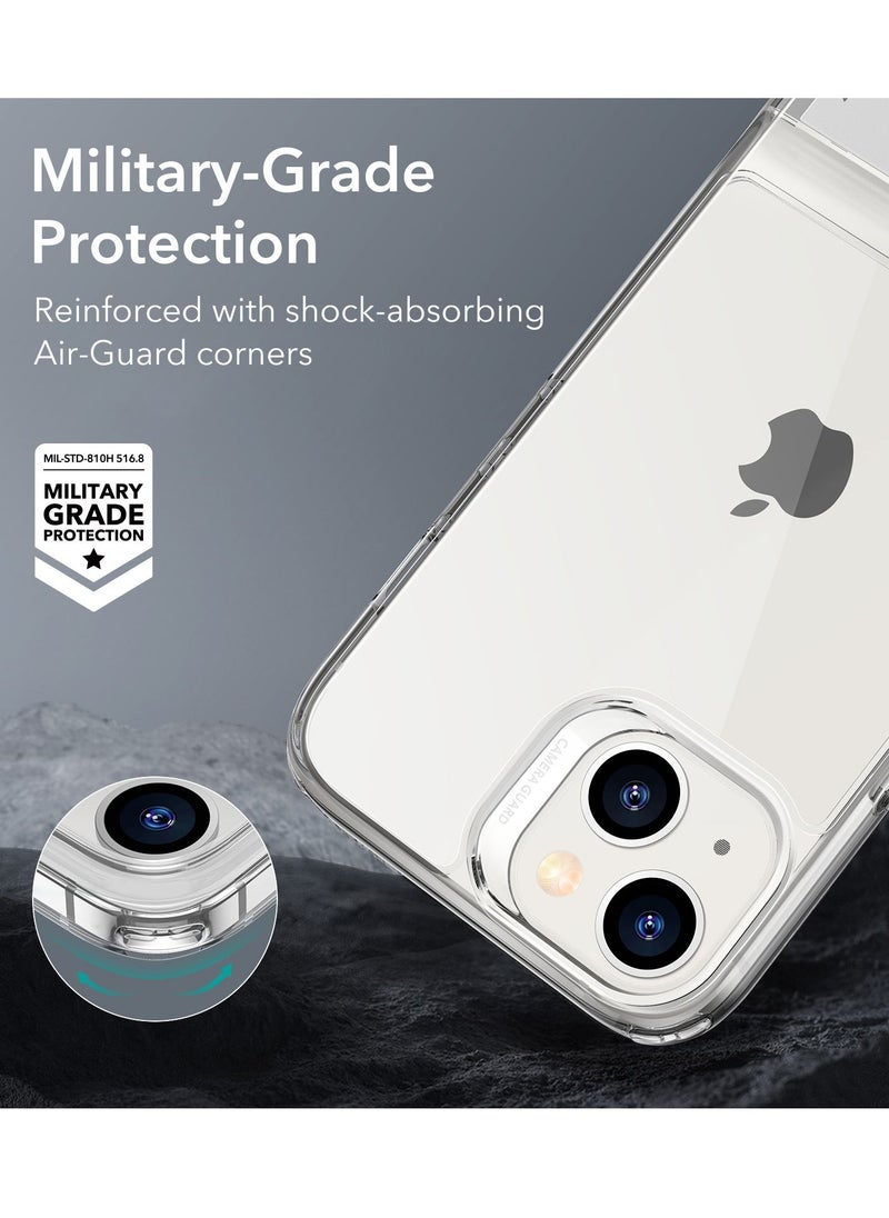 esrgear ESR for iPhone 14 Plus Case, 3 Stand Modes, Military-Grade Drop Protection, Supports Wireless Charging, Slim Back Cover with Stand, Phone Case for iPhone 14 Plus, Metal Kickstand Case, Clear  - Image 4