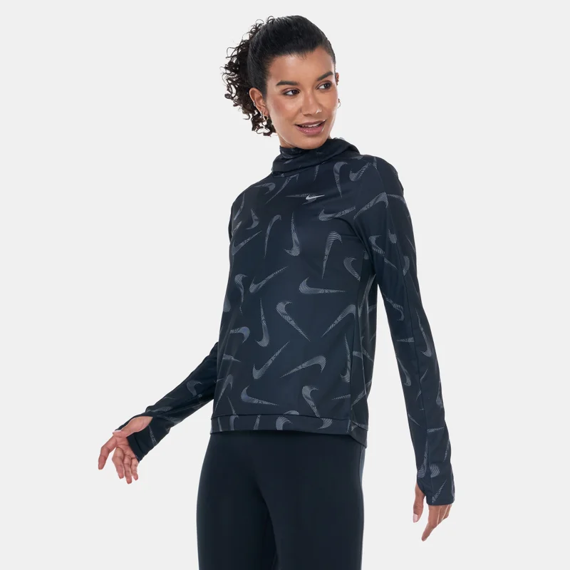Nike Women's Swoosh Printed Running Hoodie