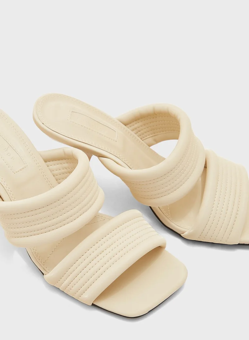TOPSHOP Padded High Heel Sandals