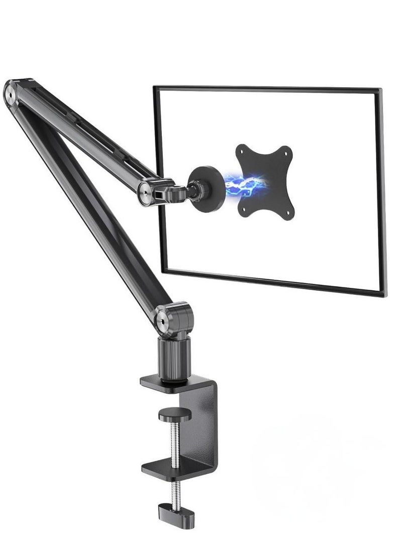 Portable Monitor Arm Magnetic Vesa Mount, 360° Swivel Compatible with 4.7-18.5 inch Monitor 75x75mm VESA - Image 1