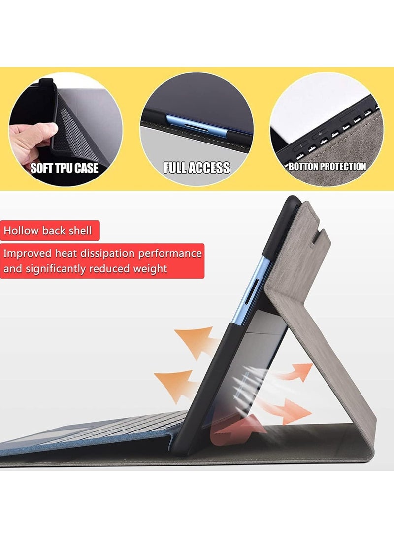 Case Compatible with Surface Pro 9 with TPU Soft Shell Compatible with Signature Keyboard Cover Ultral Thin  Light Heat Dissipation Design - Image 4
