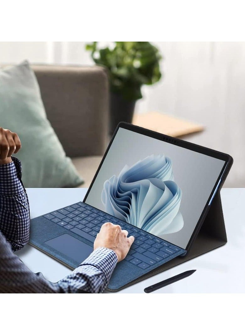 Case Compatible with Surface Pro 9 with TPU Soft Shell Compatible with Signature Keyboard Cover Ultral Thin  Light Heat Dissipation Design - Image 3