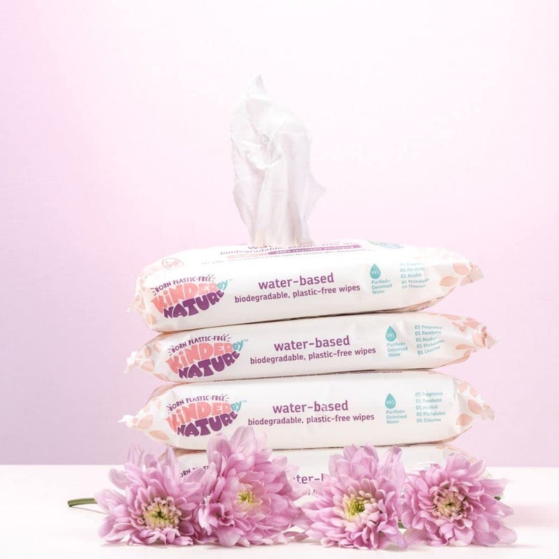 Jackson Reece Kinder by Nature Water-Based Baby Wipes - 56 Count (Case of 12 packs) - Image 2
